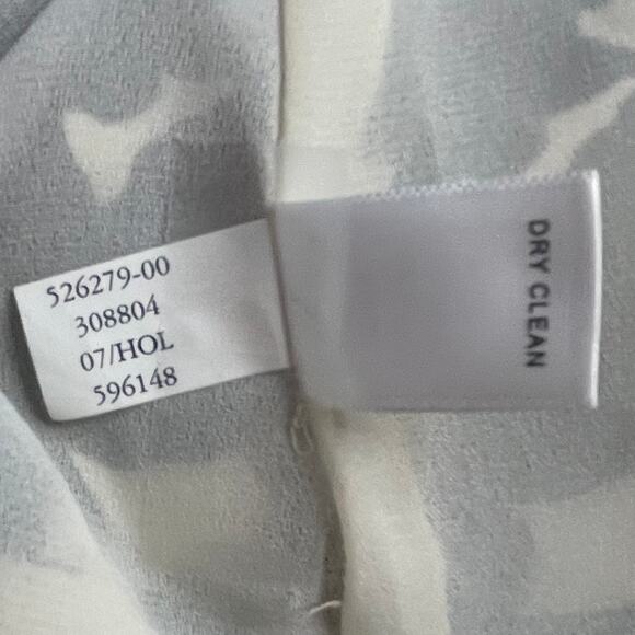 BANANA REPUBLIC SILK 60S MOD FLORAL SHIFT DRESS BLACK CREAM MEDIUM - Picture 7 of 8